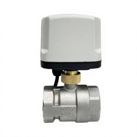 Vanne à boisseau sphérique motorisée électrique en acier inoxydable 1/2" 3/4" 1" 1-1/4" 220V 12V 24V 3 fils 2 commandes, moteur à couple élevé pour eau