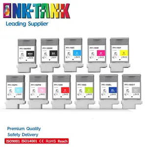 INK-TANK PFI-106 PFI106 PFI 106 PFI104 PFI-104 מחסנית דיו תואמת פרימיום עבור מדפסת קנון iPF 6300 6350