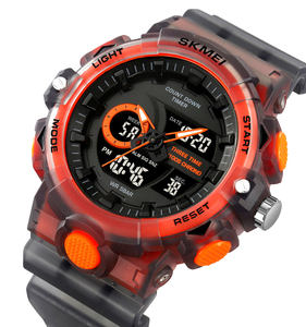 Transparente hombres <span class=keywords><strong>s</strong></span> luminoso impermeable 50m muñeca pareja reloj de cuarzo relojes digitales deporte <span class=keywords><strong>SKMEI</strong></span> 2225 corriendo - Product Image 3