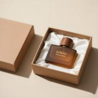 Vente en gros de flacons de parfum en verre de luxe de 50 ml et 100 ml avec bouchon en bois, pulvérisateur à pompe, diffuseur de parfum à bâtonnets, impression sur écran, emballage en carton