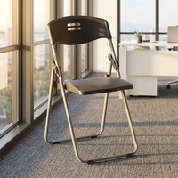 Vente directe d'usine, chaise pliante confortable en métal et plastique, chaises de bureau ergonomiques, chaise de réunion pour l'intérieur et l'extérieur