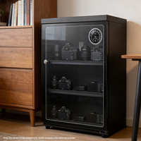 Armoire de séchage déshumidifiante 130L, contrôle numérique, silencieuse et économe en énergie, pour objectifs d'appareil photo reflex numérique et accessoires de rangement