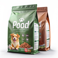 Emballage de collation de nourriture pour chien chat impression numérique à fermeture éclair emballage flexible debout sac de nourriture pour animaux de compagnie personnalisé avec logo