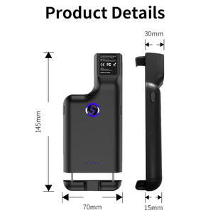 Máy quét mã vạch vành đai <span class=keywords><strong>USB</strong></span>-C sản phẩm quảng châu bảng lốp backclip trực tuyến đa hướng dây đeo Xe đẩy máy quét mã vạch - Product Image 5