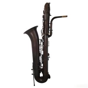 Saxophone <span class=keywords><strong>basse</strong></span> en Si bémol de qualité professionnelle, une octave en dessous du saxophone ténor, avec finition patinée vintage - Product Image 3