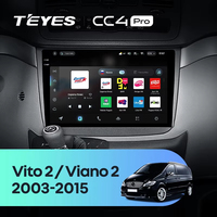 TEYES CC4 PRO pour Mercedes-Benz Vito 2 Viano 2 W639 2003 - 2015 CarPlay Auto 2DIN Autoradio Ca9 2003 - 2015 CarPlay Auto 2DIN
