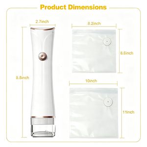Máquina <span class=keywords><strong>de</strong></span> Vacío Portátil con Alimentación USB <span class=keywords><strong>para</strong></span> Empaque <span class=keywords><strong>de</strong></span> <span class=keywords><strong>Alimentos</strong></span> y Extracción Rápida <span class=keywords><strong>de</strong></span> Aire, Bomba <span class=keywords><strong>de</strong></span> Compresión <span class=keywords><strong>para</strong></span> Bolsas con Cierre Hermético <span class=keywords><strong>para</strong></span> Mantener la Frescura - Product Image 6