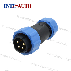 Conectores de Cable Impermeables Circulares IP68, Conector de Cable <span class=keywords><strong>SP</strong></span> 13 17 21 Personalizado de 4 5 6 Pines, Conector de Cable Impermeable M19 de <span class=keywords><strong>2</strong></span> 3 4 5 Pines - Product Image 5