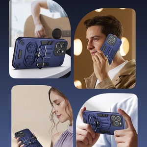 Custodia di Lusso Elegante Girevole con Doppio Anello di Supporto, Antiscivolo Antiurto in TPU PC con <span class=keywords><strong>Protezione</strong></span> Fotocamera per HONOR X80 PROMAX - Product Image 5