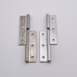 Stainless Steel Detachable Hinges B-6102S 6-Hole 180 Degree Opening For Industrial Cabinet Door - Product Image 2