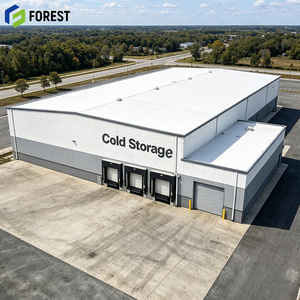 Refrigerated Warehouse Building Fast Installation High Strength Iron Professional Grade Seafood Distribution - Product Image 1