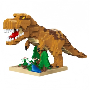 Série Dinosaures - Modèle de construction Tyrannosaurus Rex - Jouet éducatif - Ornement - Emballage anglais - Matériel ABS - 1200+ pièces - Product Image 1