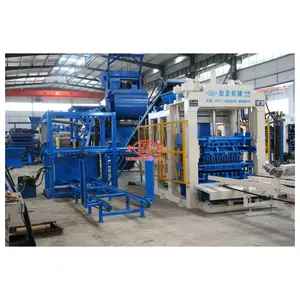 Machine à briques à emboîtement Qt 6-15 Machine de fabrication de briques automatique Machine de fabrication de blocs