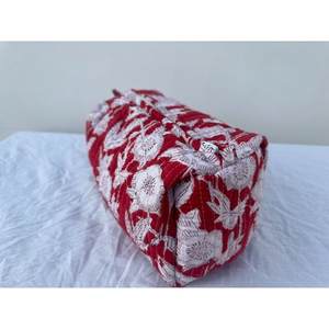 Caja de Joyería de Algodón Bohemio Estampada a Mano, Bolsas de Aseo Ligeras para Viaje, para Uso en Exteriores y Sala de Estar, Individual - Product Image 5