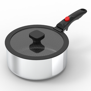 Marmite de cuisine en acier inoxydable à trois plis de haute qualité poêle à frire WOK ensembles de cuisson Wok - Product Image 5
