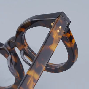 <span class=keywords><strong>Lunettes</strong></span> de soleil optiques de prescription haut de gamme 2026, <span class=keywords><strong>marque</strong></span> de créateur française, monture en acétate, unisexe, ovale carré, avec étui - Product Image 6