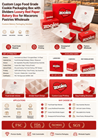 Boîte alimentaire personnalisée imprimée pour biscuits, gâteaux, pâtisseries – Boîte d'expédition en carton écologique avec logo personnalisé pour petites entreprises