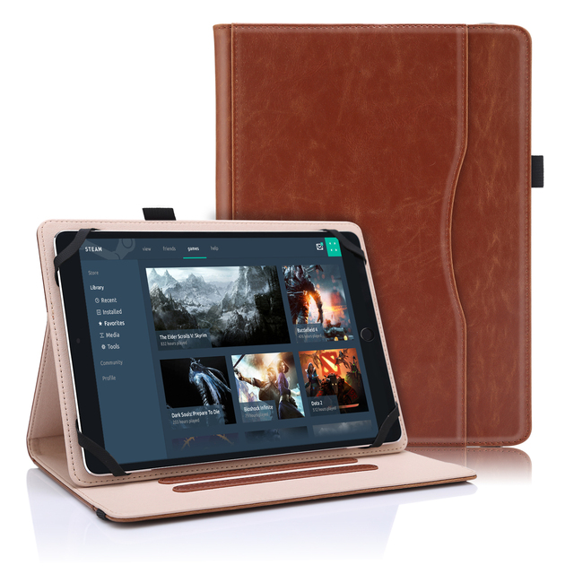 Universal Protective Stand Folio Tablet Cover Case for 9.7 10 10.2 10.5 10.9 10.1 11 Inch Tablet