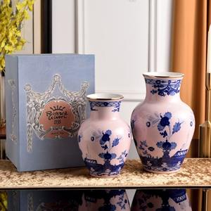 Vases à fleurs contemporains en porcelaine écologiques, grands et petits, pour la décoration intérieure du salon - Vase de table de luxe - Product Image 3