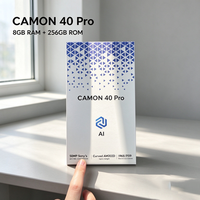 Camon 40 Pro Original Écran Incurvé HD 6,8 pouces 12+256 Go 5G LTE Smartphone de Jeu 8000 mAh 108 MP Reconnaissance Faciale
