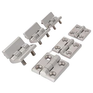 مفصلة فراشية NIWO CL226 من الفولاذ المقاوم للصدأ 304 للمعدات الصناعية وأبواب الخزائن وصناديق التوزيع والأثاث - Product Image 1