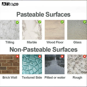 مكافحة زلة الشريط عالية الجر ، وقبضة قوية جلخ ليس من السهل ترك بقايا لاصقة الداخلية والخارجية مع أشرطة القياس - Product Image 5