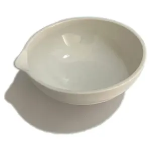 NERS Chemical Heating Container Porcelain 75ml Evaporating Dish With Pouring Spout