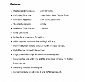 Salida de Espectro Rojo de Precisión para Aplicaciones Avanzadas Lograda con el LED de la Serie COB FL36COB3030 HYPER RED de 650 nm - Product Image 4