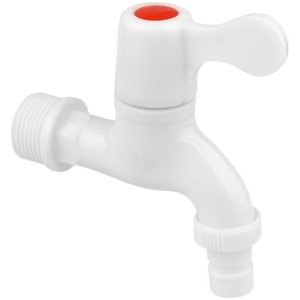 Grifo de Cocina de PVC de un Solo Manípulo, Montado en la Pared, Fácil Instalación, Diseño Moderno para Agua del Grifo y Lavadora - Product Image 2