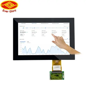 14 15 Inch Hoge Helderheid Android Industriële Waterdichte Flexibele Interactieve Capacitieve Touch Screen Panel Voor Tablet Hmi Atm