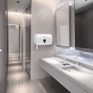 Distributeur de <span class=keywords><strong>papier</strong></span> <span class=keywords><strong>toilette</strong></span> <span class=keywords><strong>mural</strong></span> moderne en plastique CDWK pour hôtel avec support double rouleau - Product Image 6