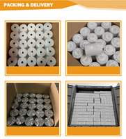 Rouleaux de papier thermique préimprimés, 8x58mm, 3 1/8x230 80x80mm, 57x40