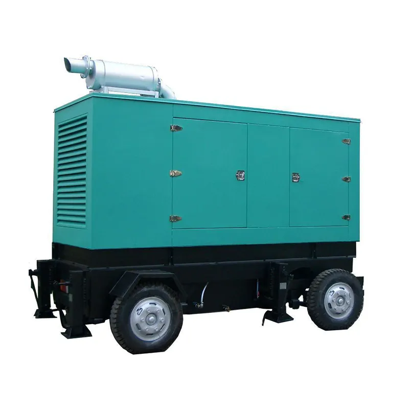 25kw 30kva Mobiele Stille Behuizing Wegenbouw Apparatuur Voeding Diesel Generator Set Met Behulp Van Ricardo Motor