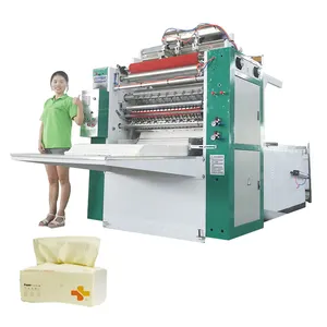 Full automatic facial tissue paper making machine facial paper machine facial tissue paper product making machine