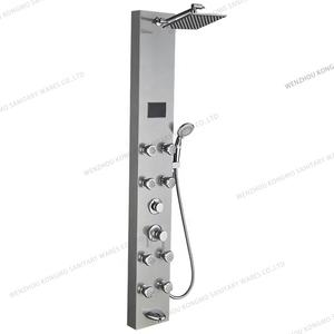 <span class=keywords><strong>Pommeau</strong></span> <span class=keywords><strong>de</strong></span> <span class=keywords><strong>douche</strong></span> thermostatique électrique en acier inoxydable à motif <span class=keywords><strong>de</strong></span> jet dissimulé pour villa et hôtel - Product Image 5