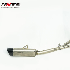 Scarico per Moto in Lega di Titanio Modificato per <span class=keywords><strong>Suzuki</strong></span> GSX1300 - Product Image 1