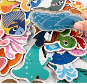Classic Education Large Cute <b>Animals</b> Educational Learning Jigsaw Puzzle Game for Boys Girls - Product Image 2