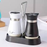 Nouveau design – Bouteilles en verre pour épices, salières et poivrières, avec emballage sécurisé, récipients à assaisonnements pour les épices