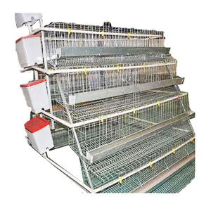 Gran oferta, Canal blanco, <span class=keywords><strong>aves</strong></span> <span class=keywords><strong>de</strong></span> <span class=keywords><strong>corral</strong></span> galvanizadas en caliente con 4 niveles, 4 niveles, capa A, tipo jaula para pollos a la <span class=keywords><strong>venta</strong></span> - Product Image 1