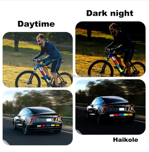 An toàn phản chiếu cao màu đỏ và trắng DOT-C2 khả năng hiển thị cao băng phản chiếu cho xe tải và đường mũi tên đầy màu sắc cảnh báo an toàn - Product Image 6