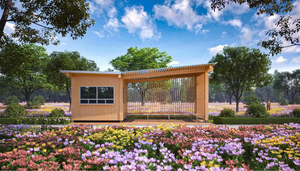 Lắp Ráp Bằng Gỗ Khung Khách Đúc Sẵn Nhỏ Sinh Thái Nhà Có Thể Tháo Rời Di Động Nhà Nhà - Product Image 4