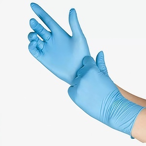 AmpsafeX Disposable Thick Nitrile Gloves High Elastic Anti-slip Safety Gloves Elastic Wrist Durable Protective Work Gloves Latex - Product Image 2