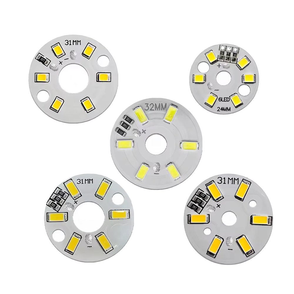 Lebeisenf DC 5V 3W Low Voltage LED Lamp Board 5730 2835 SMD Warm/White 6000K 3000K Aluminum PCB 120 Viewing Angle Dimmable