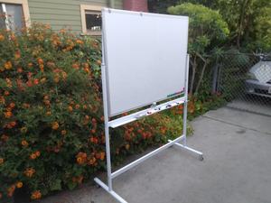 Marco magnético de acero y aluminio, pizarra blanca de borrado en seco, soporte para oficina escolar, marcador de aceite, pizarra blanca de escritura móvil para enseñanza escolar - Product Image 6