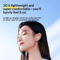 Casque Caché X55 pour Affichage Numérique Sans Fil 5.4 Réduction Active du Bruit Mini Casque pour Dormir sur le Côté