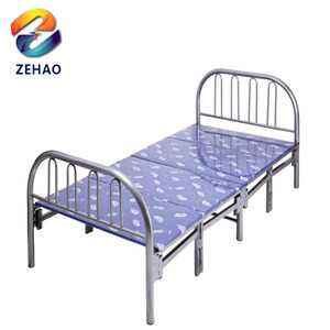 Nhà máy cung cấp gấp di động đơn gấp giường Kim loại - Product Image 6