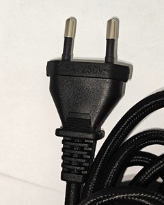 Châu Âu tiêu chuẩn 2.5 Meter VDE vải Cáp 303 điều khiển từ xa thiết bị chuyển mạch 2*0.75mm2 rắn Conductor PVC điện cắm 220V cho - Product Image 4