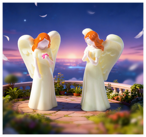 Figura en Miniatura de <span class=keywords><strong>la</strong></span> Virgen María con Alas, Estilo Europeo, Hada de Dibujos Animados, Figura 3D para Caja de Música, Adorno de Pastel, Decoración de Coche y Hogar - Product Image 6