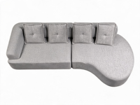 Modernes Minimalistisches Komprimiertes Sofa Gepolsterte Weiche Couch Platzsparend Verpackt Einfache Zollabfertigung