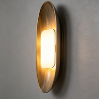 Lampe murale design pour décoration de fond de mur, lampe de chevet, style minimaliste nordique post-moderne, célèbre sur internet, pour chambre et salon